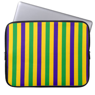 Brasilflaggenstreifen Landesymbol Muster grün g Laptopschutzhülle