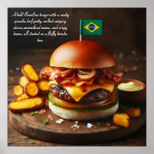 Brasilia Bites: Picanha Perfection Poster (Vorne)