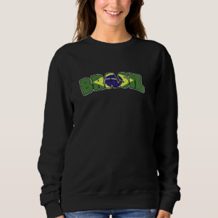 Brasilia - brasilianische Flagge Sweatshirt