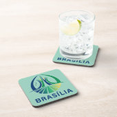 Brasilia Brazil Capital Getränkeuntersetzer (Rechte Seite)