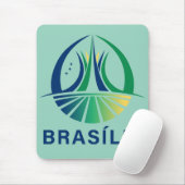 Brasilia Brazil Capital Mousepad (Mit Mouse)