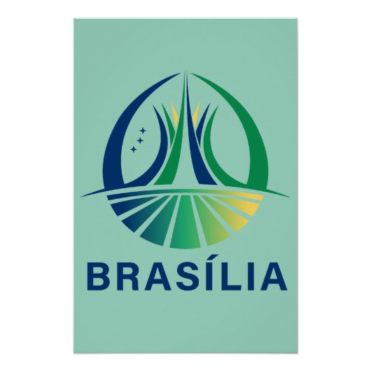 Brasilia Brazil Capital Poster (Vorderseite)