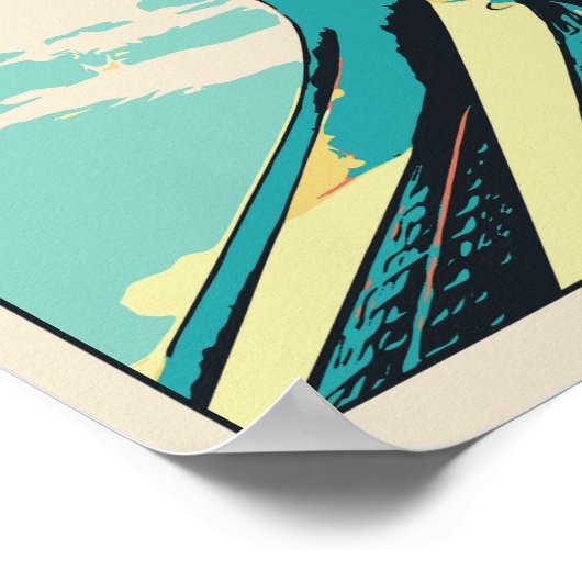 Brasilia Catedral Metropolitana, Brasilien Postkar Poster (Ecke)