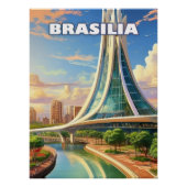 Brasilia, Modern City Poster (Vorderseite)