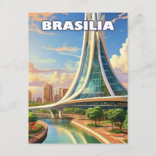 Brasilia, Modern City Postkarte