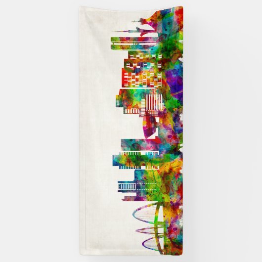Brasilia Skyline Banner (Vertikal)