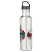 Brasilia Skyline Edelstahlflasche (Rückseite)