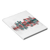 Brasilia Skyline Notizblock (angewinkelt)