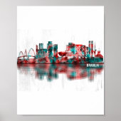 Brasilia Skyline Poster (Vorne)
