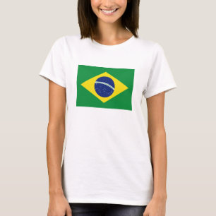 Brasilian flag ladies top   Brasil tee merchandise