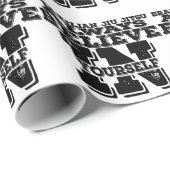 BRASILIAN JIU JITSU GLAUBT IMMER IN IHREM SELBST GESCHENKPAPIER (Rolleneckpunkt)