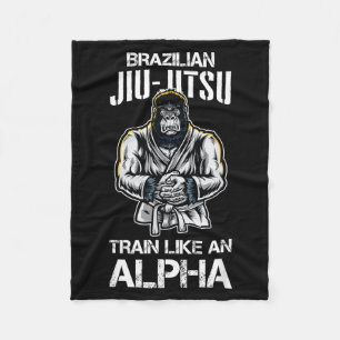 Brasilian Jiu Jitsu Trainiere wie ein Alpha BJJ Mi Fleecedecke