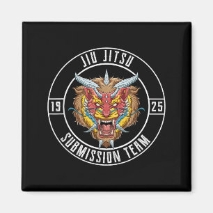 Brasilian Jiu Jitsu und Grappling - Jiu Jitsu Löwe Magnet