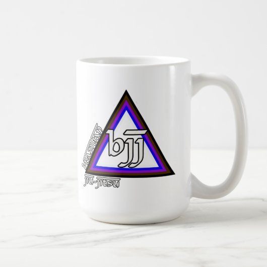 Brasilianer Jiu Jitsu BJJ Dreieck des Fortschritts Kaffeetasse (Rechts)