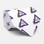 Brasilianer Jiu Jitsu BJJ Dreieck des Fortschritts Krawatte (Gerollt)