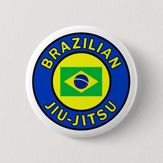 Brasilianer Jiu Jitsu Button (Vorderseite)