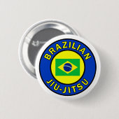 Brasilianer Jiu Jitsu Button (Vorne & Hinten)