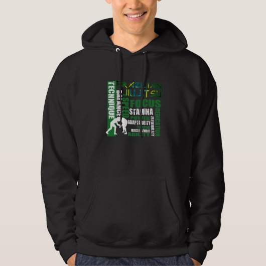 Brasilianer Jiu Jitsu - ElementeBJJ Hoodie (Vorderseite)