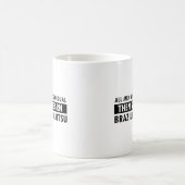Brasilianer Jiu Jitsu Entwürfe Kaffeetasse (Mittel)