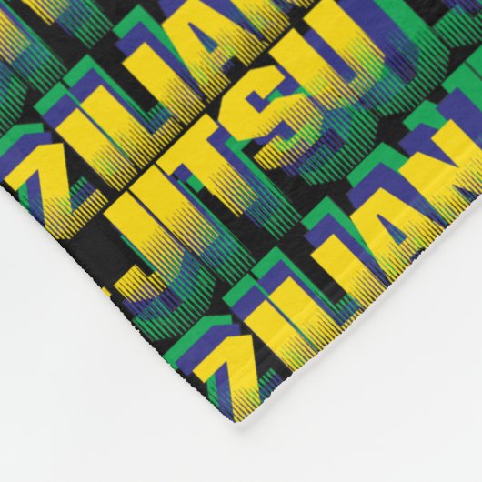 Brasilianer Jiu-Jitsu Fleecedecke (Ecke)