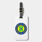 Brasilianer Jiu Jitsu Gepäckanhänger (Vorderseite vertikal)