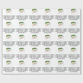 Brasilianer Jiu Jitsu "Jitsu Klausel-" Geschenkpapier (Flach)