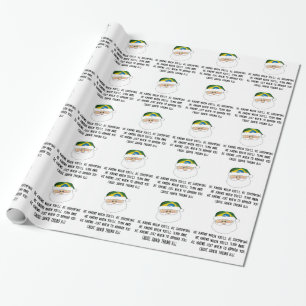 Brasilianer Jiu Jitsu "Jitsu Klausel-" Geschenkpapier