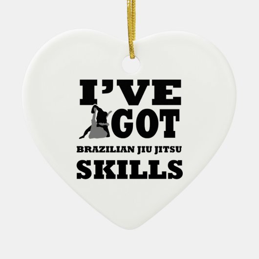 Brasilianer Jiu Jitsu Kampfkunstentwürfe Keramikornament (Vorne)