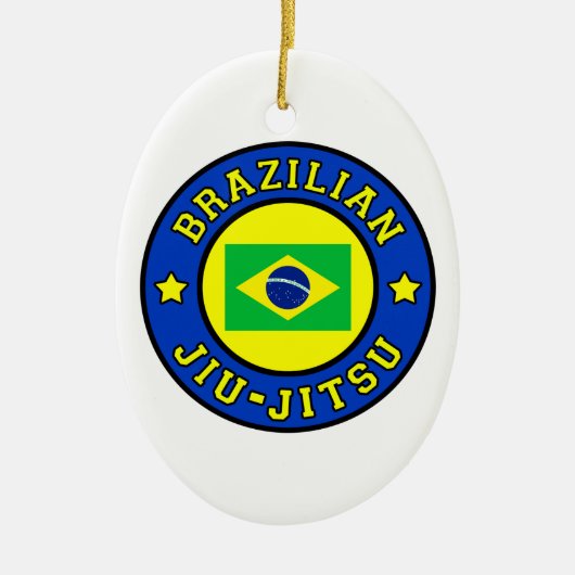 Brasilianer Jiu Jitsu Keramikornament (Vorne)