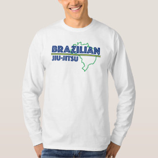 Brasilianer Jiu Jitsu langer Hülsen-T - Shirt