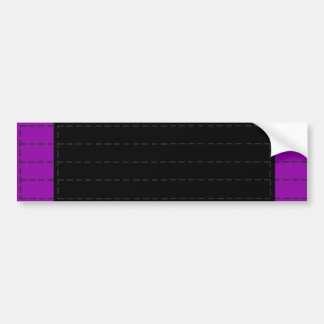 Brasilianer Jiu-Jitsu lila Autoaufkleber Gurt-BJJ