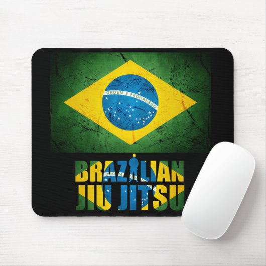 Brasilianer Jiu Jitsu Mausunterlage - MIXED Mousepad (Mit Mouse)