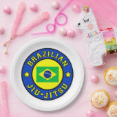 Brasilianer Jiu Jitsu Pappteller (Party)