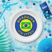 Brasilianer Jiu Jitsu Pappteller (Party)