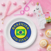 Brasilianer Jiu Jitsu Pappteller (Party)