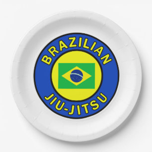 Brasilianer Jiu Jitsu Pappteller