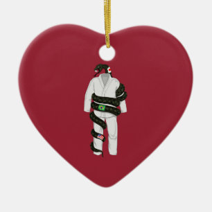 Brasilianer Jiu Jitsu Schlange Keramik Ornament