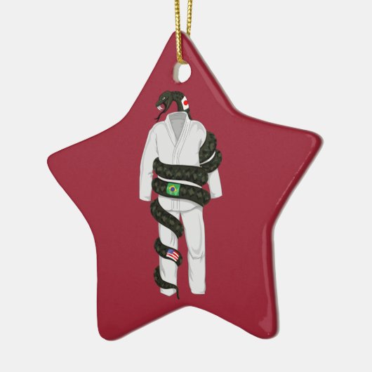 Brasilianer Jiu Jitsu Schlange Keramikornament (Links)