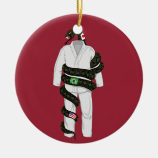 Brasilianer Jiu Jitsu Schlange Keramikornament