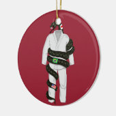 Brasilianer Jiu Jitsu Schlange Keramikornament (Links)