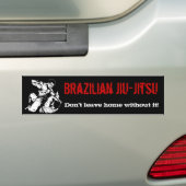 Brasilianer Jiu-Jitsu, verlassen Zuhause nicht Autoaufkleber (Auf Auto)