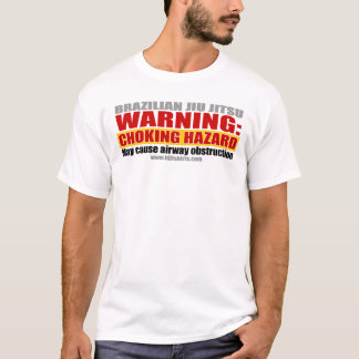 Brasilianer Jiu Jitsu Warnung: Erstickendes T-Shirt