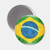 Brasilianisch_Flag_Stift_Malerei Magnet (Vorderseite/Rückseite)