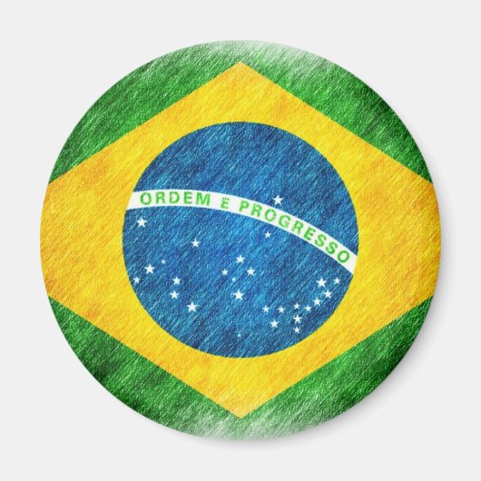 Brasilianisch_Flag_Stift_Malerei Magnet (Vorne)