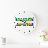 Brasilianisch Jiu-Jitsu Große Wanduhr (Zuhause)
