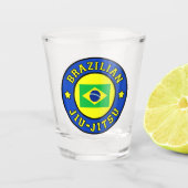 Brasilianisch Jiu-Jitsu Schnapsglas (Vorderseite)