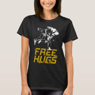 Brasilianisch, Niedlich Free Hugs Jiu Jitsu Bjj Ma T-Shirt