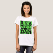 Brasilianisch, Staatsangehörigkeit T-Shirt (Vorne ganz)