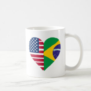 Brasilianische amerikanische Liebe Kaffeetasse