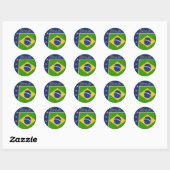 Brasilianische Aufkleber (Blatt)